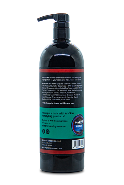 Tea Tree Mint Shampoo and Deep Conditioner DUO 32 oz pump bottle