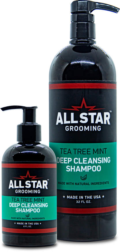 Tea Tree Mint, All-Natural, Deep Cleansing Shampoo, 32 oz or 8 oz